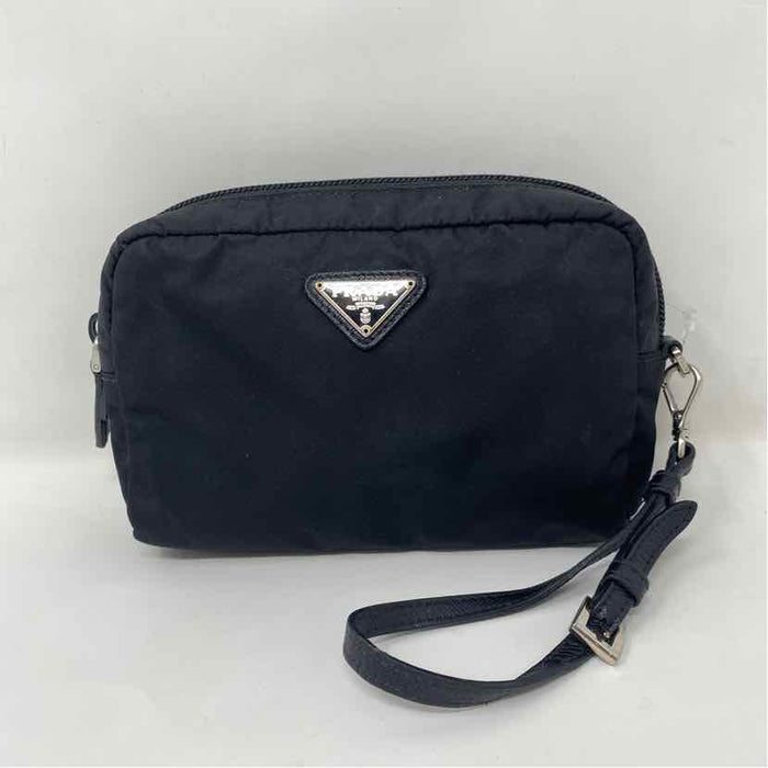 Pre-Owned Prada Black Nylon Designer Handbag