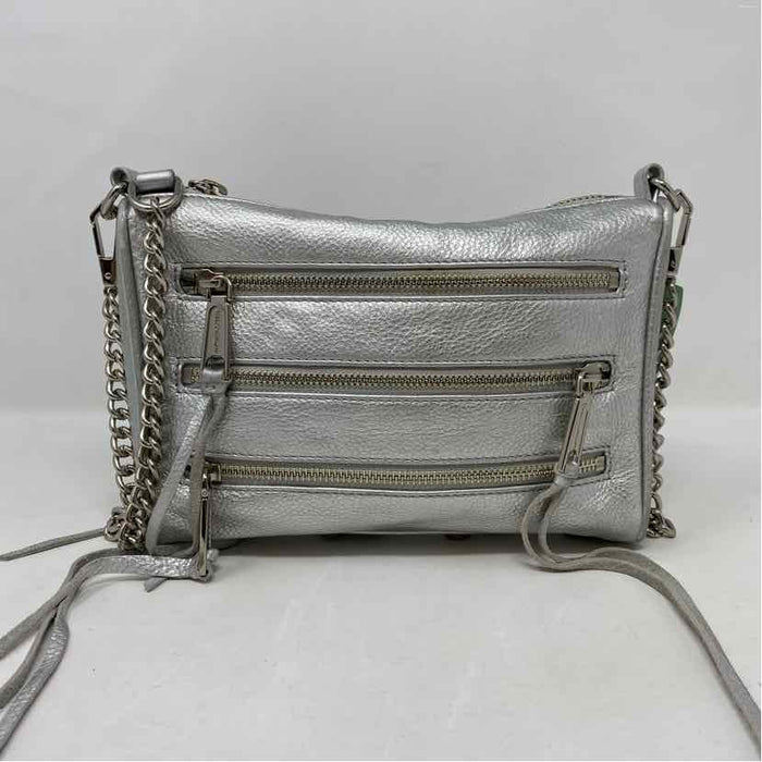 Pre-Owned Rebecca Minkoff Silver Leather Handbag