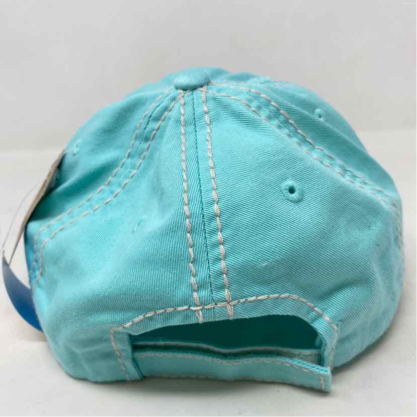 Pre-Owned Boutique Turq Multi Canvas Hat