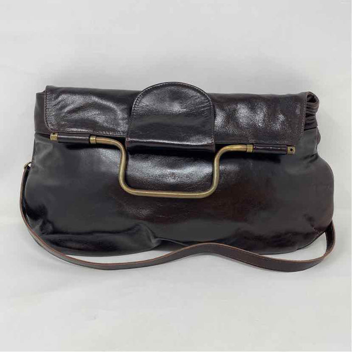 Pre-Owned Flavio Rivera Brown Leather Handbag