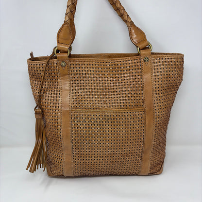 Pre-Owned Patricia Nash Tan Leather Handbag