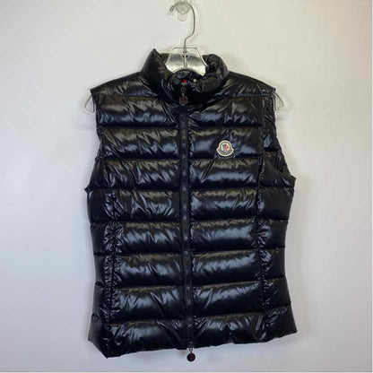 Pre-Owned Moncler Black Nylon Women Size S Designer Clothes