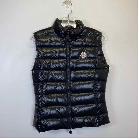 Pre-Owned Moncler Black Nylon Women Size S Designer Clothes