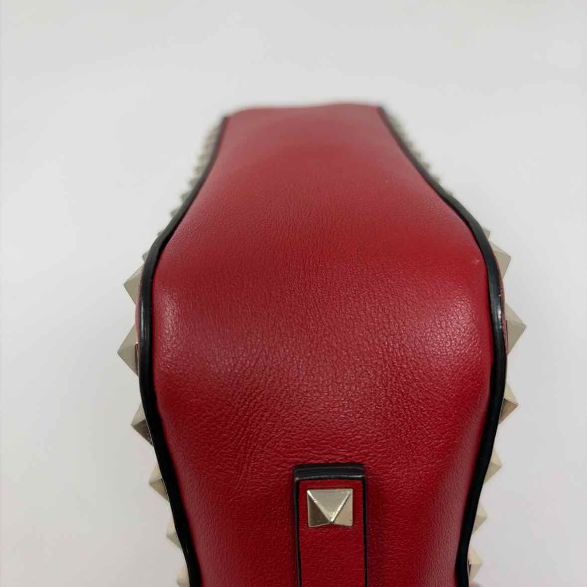 Pre-Owned Valentino Red Leather Designer Handbag