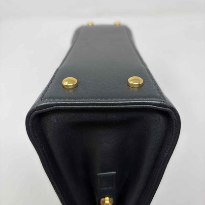 Pre-Owned Chanel Black Leather Designer Handbag