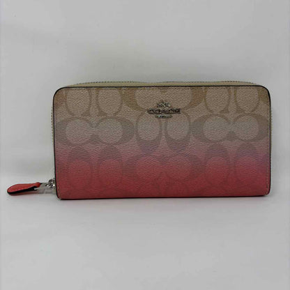 Pre-Owned Coach Monogram Canvas Wallet
