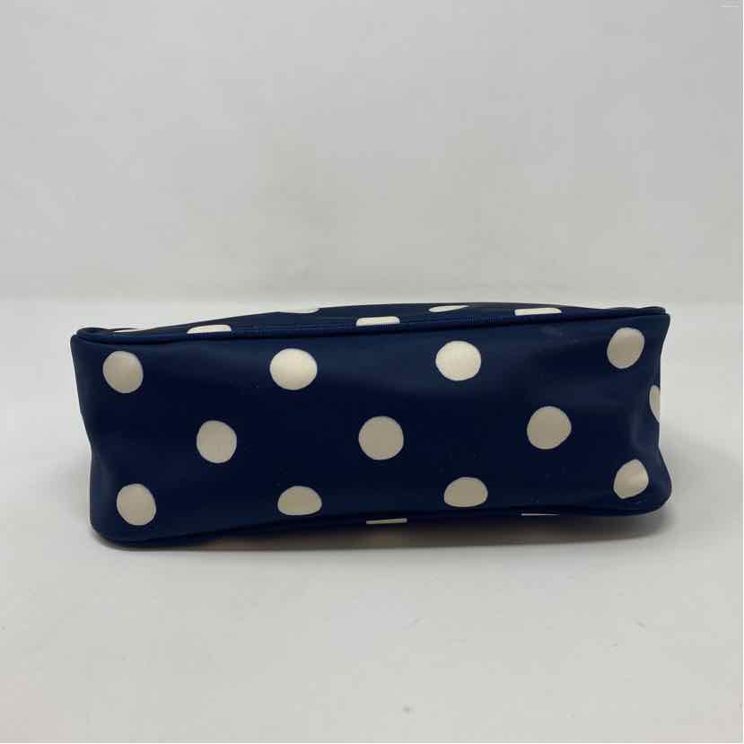 Pre-Owned Kate Spade Blue Polka Dot Nylon Handbag
