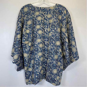 Pre-Owned Size L Boutique Blue Floral Jacket