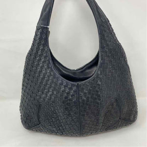 Pre-Owned Bottega Veneta Black Leather Designer Handbag