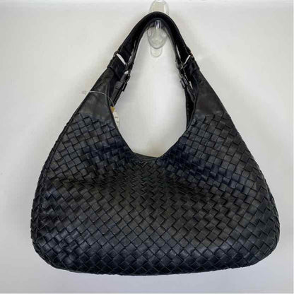 Pre-Owned Bottega Veneta Black Leather Designer Handbag