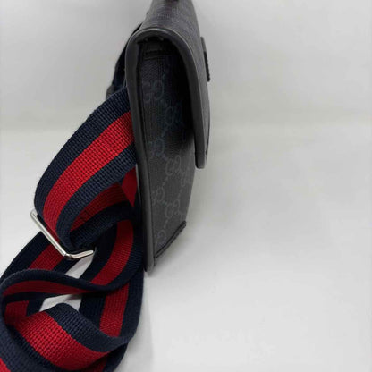 Pre-Owned Gucci Black Canvas Designer Handbag