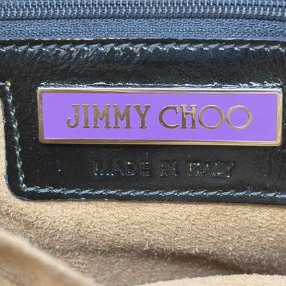 Pre-Owned Jimmy Choo Olive Patent Designer Handbag