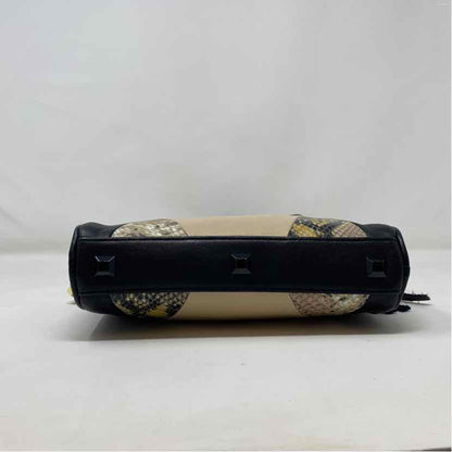 Pre-Owned Bolsa Nova Black Multi Leather Handbag