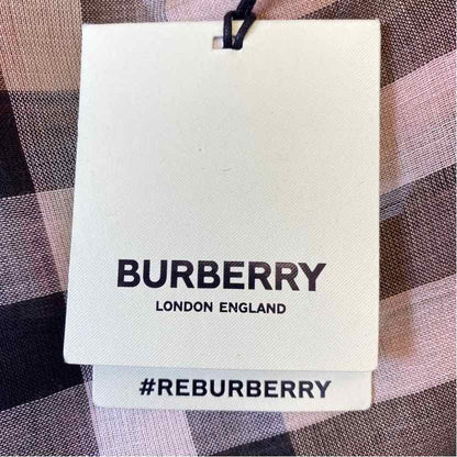 Pre-Owned Burberry Print Wool Designer Scarf