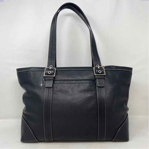 Pre-Owned Coach Black Leather Handbag