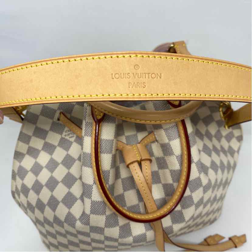 Pre-Owned Louis Vuitton Damier Azur Canvas Designer Handbag