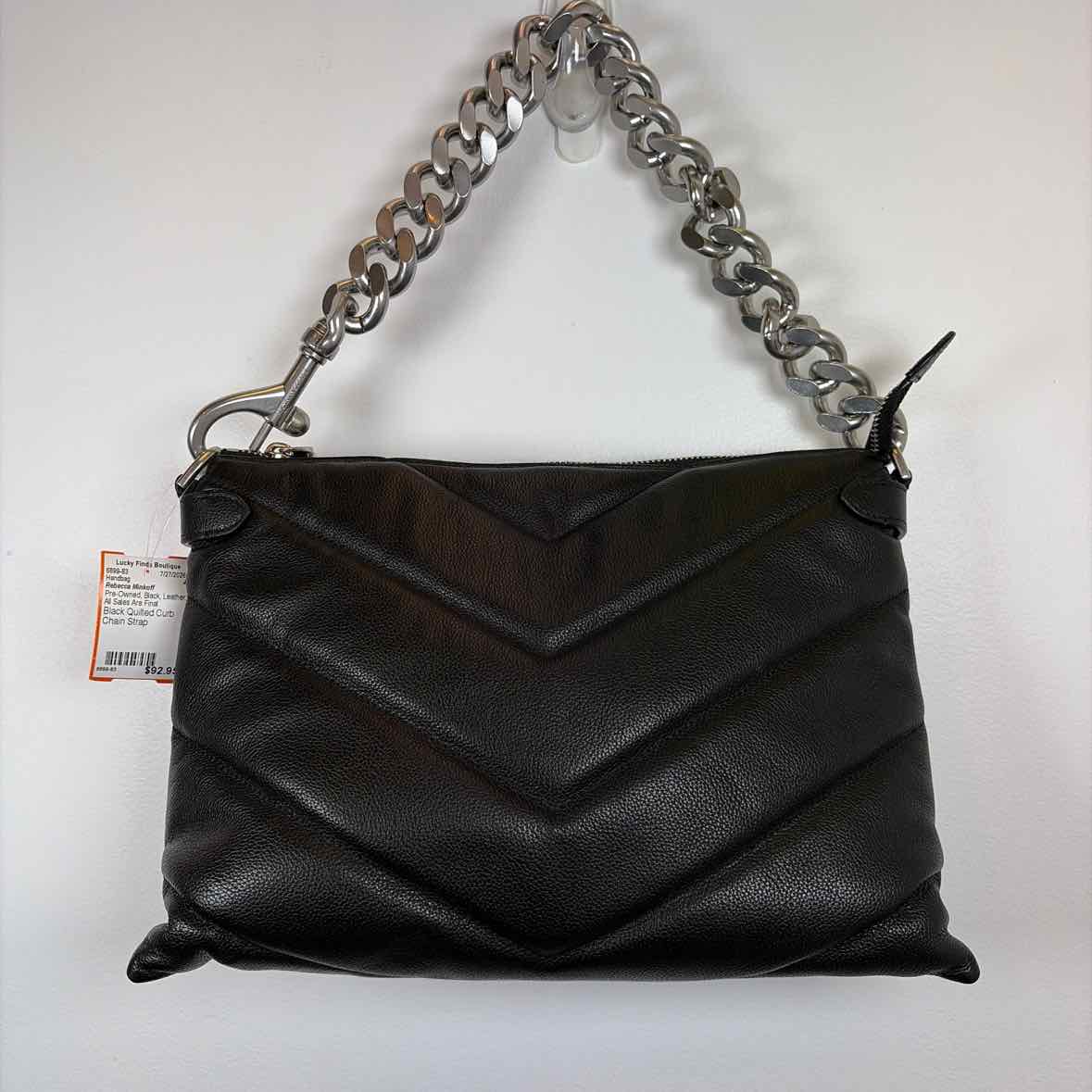 Pre-Owned Rebecca Minkoff Black Leather Handbag
