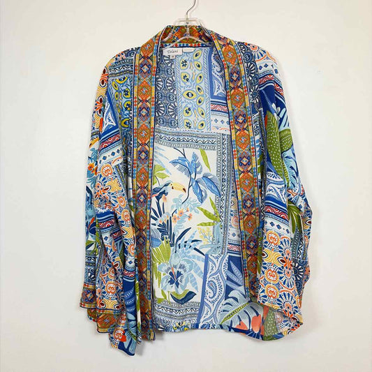 Pre-Owned Size S Tolani Blue Print Jacket