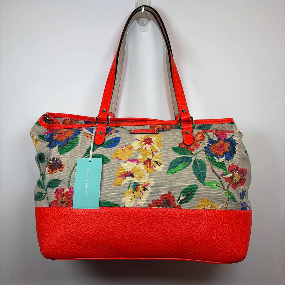 Pre-Owned Kate Spade Floral Canvas Handbag