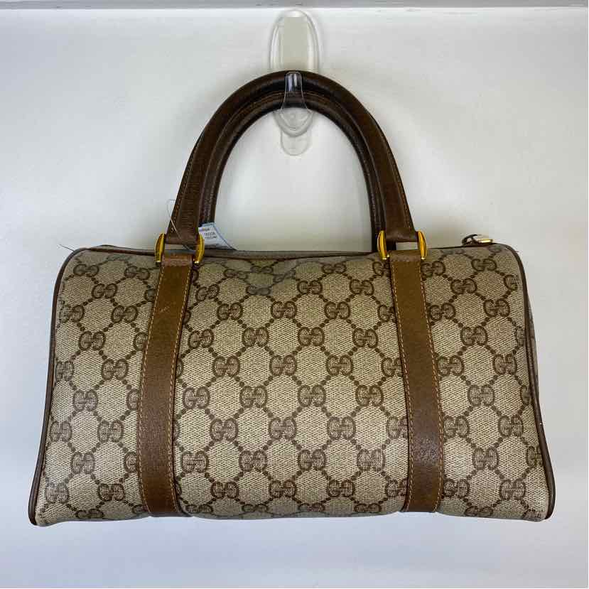 Pre-Owned Gucci Monogram Canvas Designer Handbag