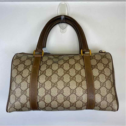 Pre-Owned Gucci Monogram Canvas Designer Handbag