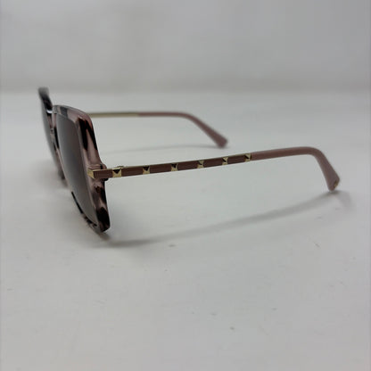 Pre-Owned Valentino Tortoise Acrylic Designer Sunglasses