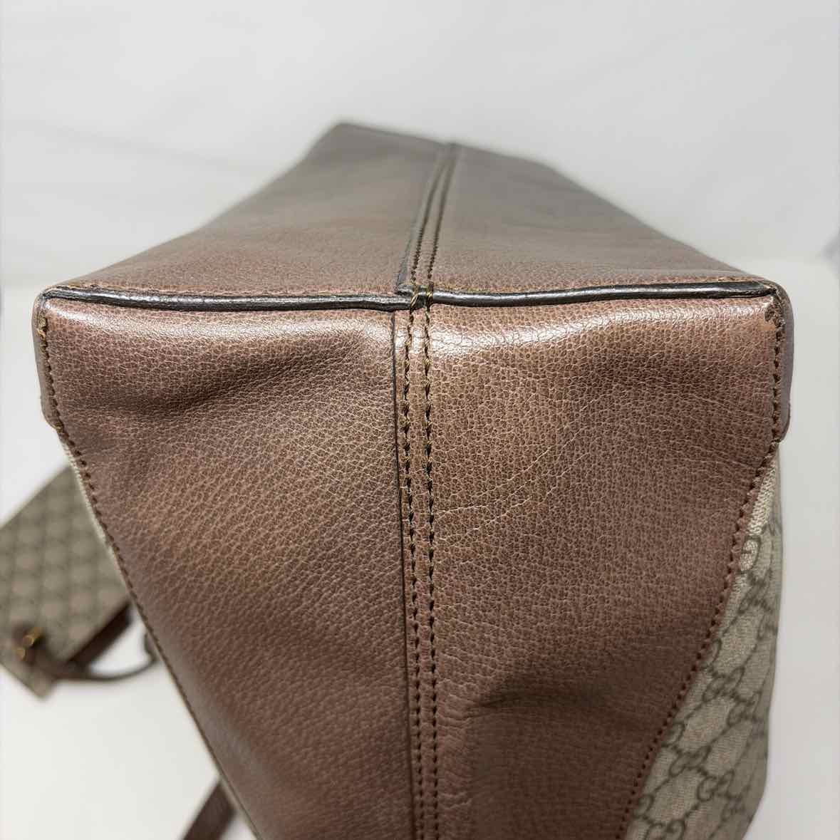 Pre-Owned Gucci Monogram Canvas Designer Handbag