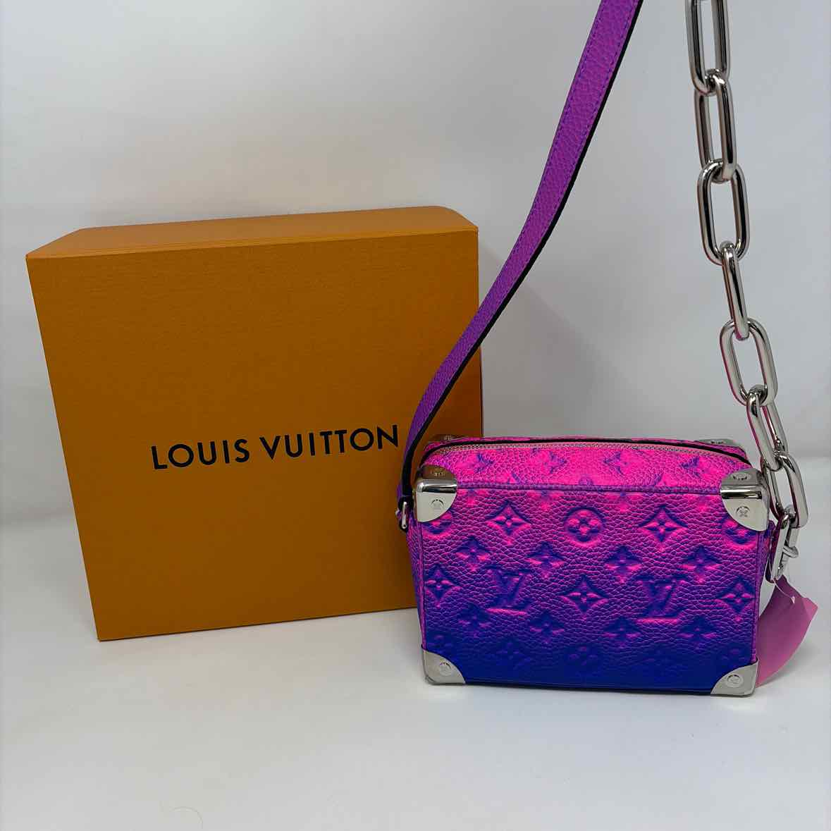 Pre-Owned Louis Vuitton Pink Multi Leather Designer Handbag