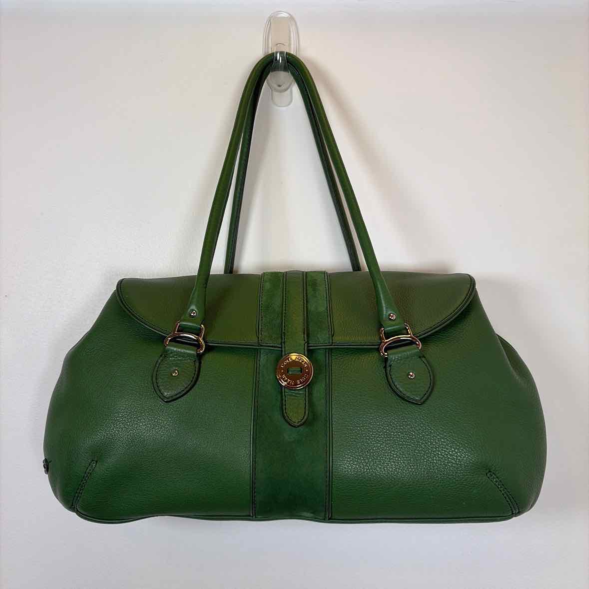 Pre-Owned Cole Haan Green Leather Handbag