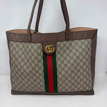 Pre-Owned Gucci Monogram Canvas Designer Handbag