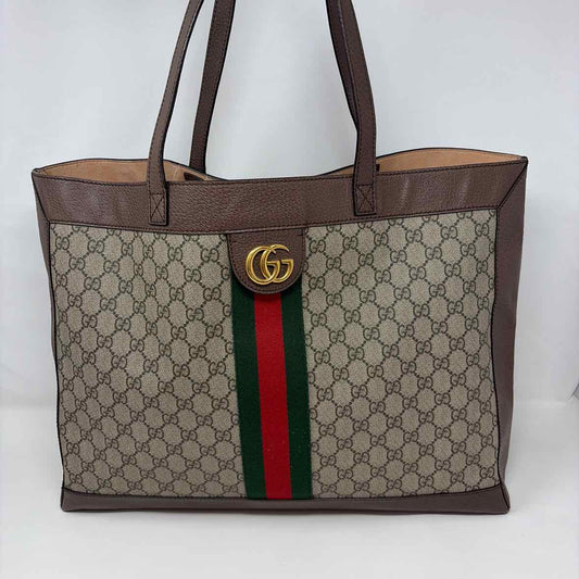 Pre-Owned Gucci Monogram Canvas Designer Handbag