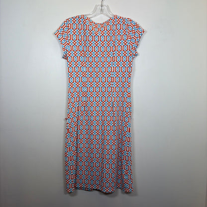 Pre-Owned Size XS J McLaughlin White/Orange Casual Dress