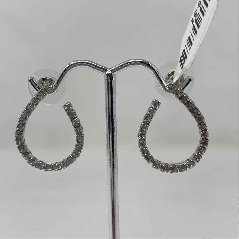 Silver rhinestones Earrings