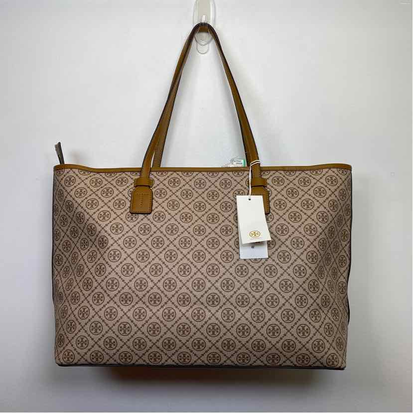 Pre-Owned Tory Burch Monogram Coated Canvas Handbag
