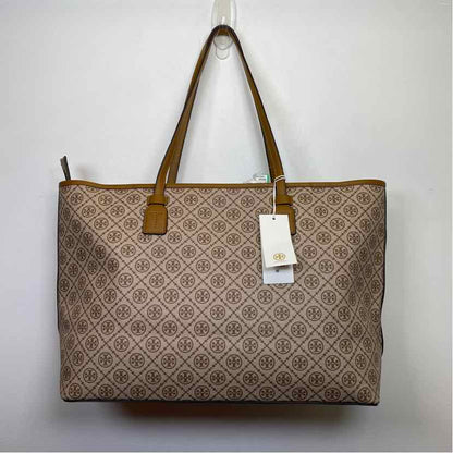 Pre-Owned Tory Burch Monogram Coated Canvas Handbag