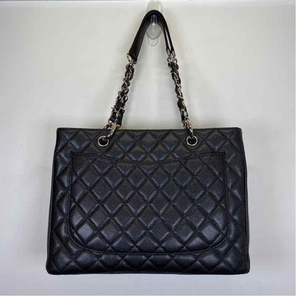 Pre-Owned Chanel Black Leather Designer Handbag