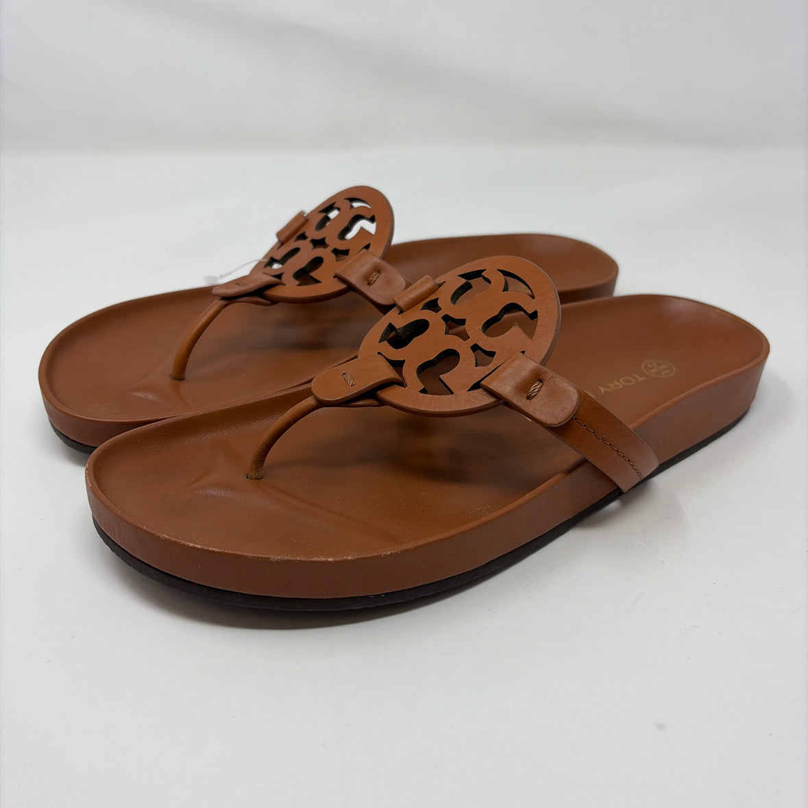 Pre-Owned Shoe Size 8.5 Tory Burch Cognac Sandals