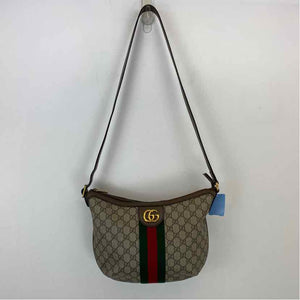 Pre-Owned Gucci Monogram Canvas Designer Handbag