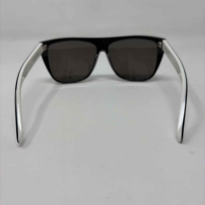 Pre-Owned Saint Laurent White Plastic Designer Sunglasses