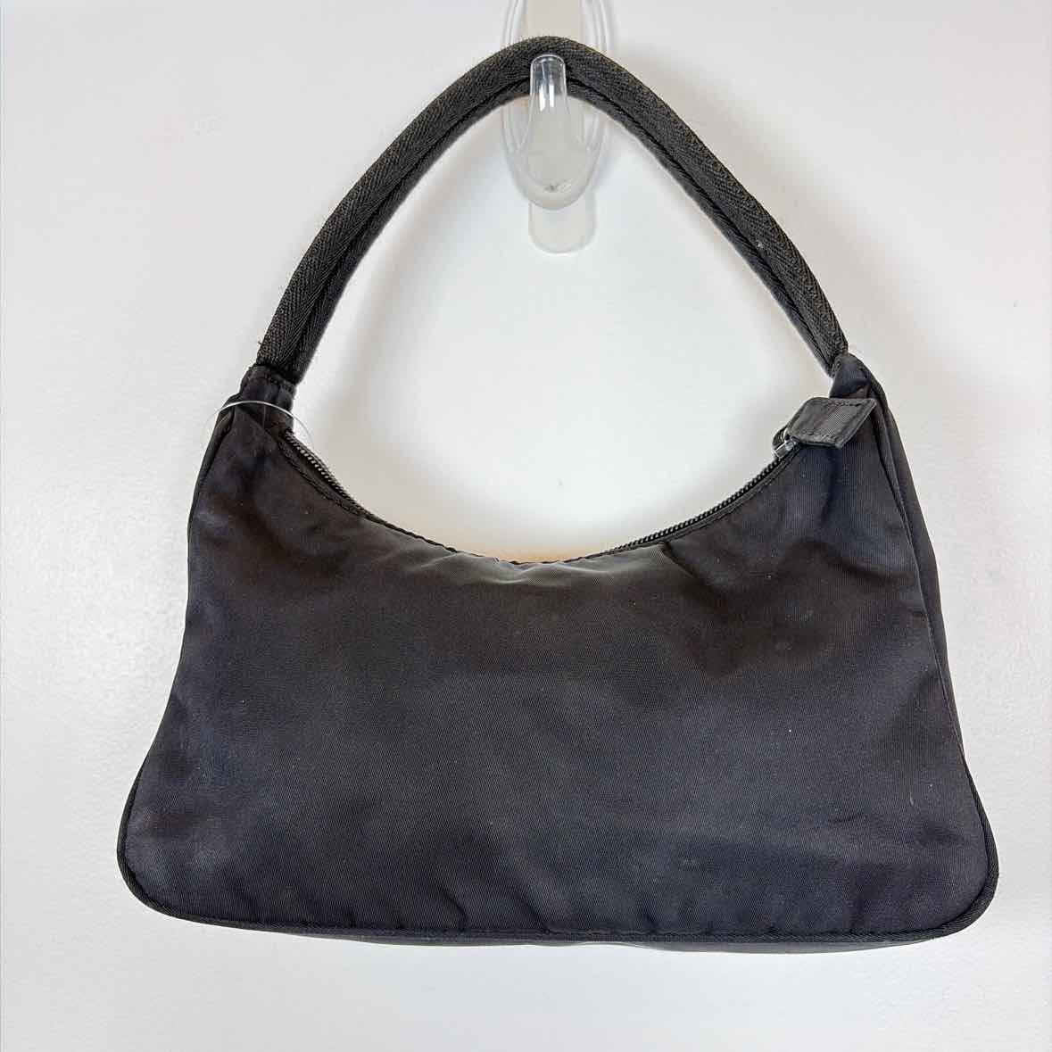 Pre-Owned Prada Black Nylon Designer Handbag