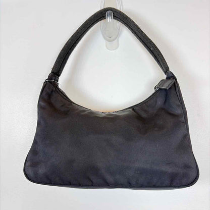 Pre-Owned Prada Black Nylon Designer Handbag