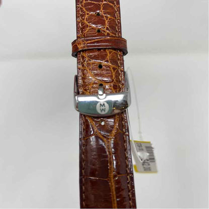Pre-Owned Michele Brown Leather Bracelet