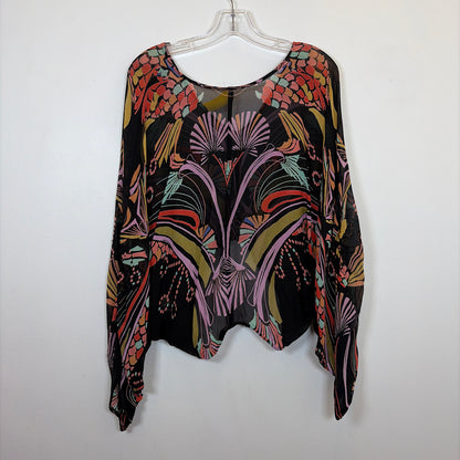 Pre-Owned Size L Free People Black Multi Top