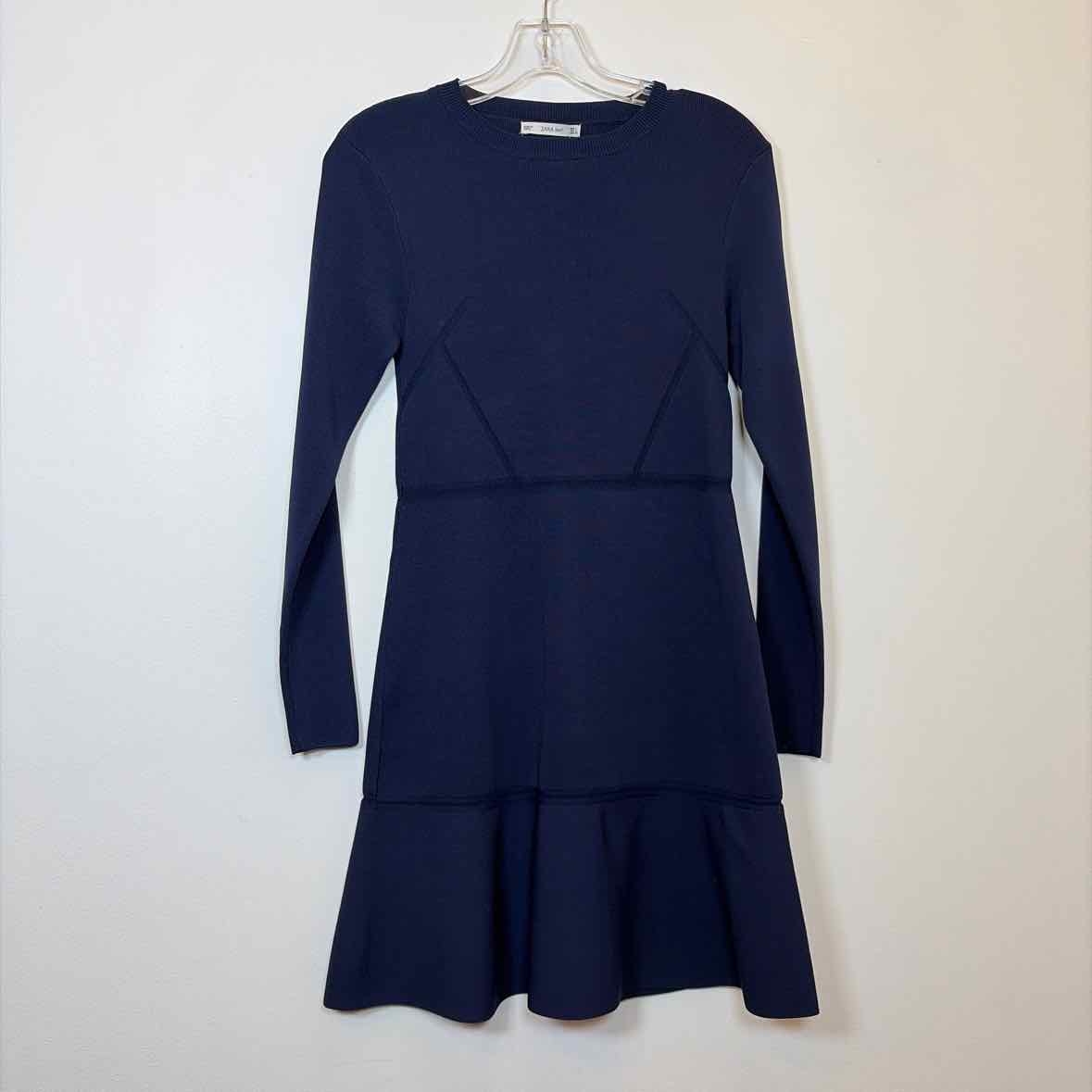 Pre-Owned Size L ZARA Navy Casual Dress