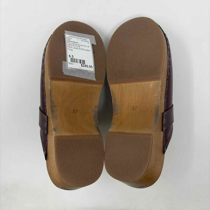 Pre-Owned Shoe Size 6.5 Isabel Marant Burgundy Mule
