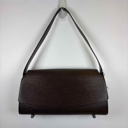 Pre-Owned Louis Vuitton Brown Leather Designer Handbag