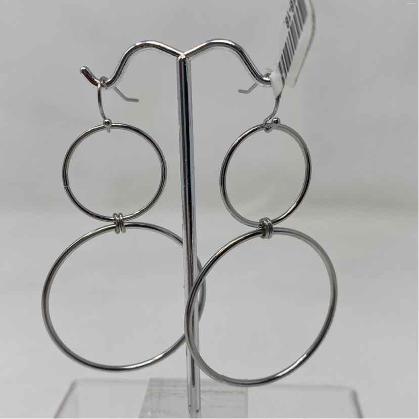 Silver Metal Earrings