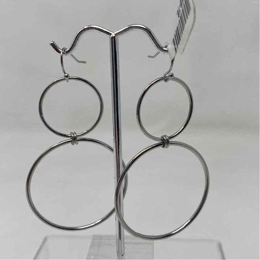 Silver Metal Earrings