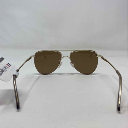 Pre-Owned Le Specs Gold Metal Sunglasses