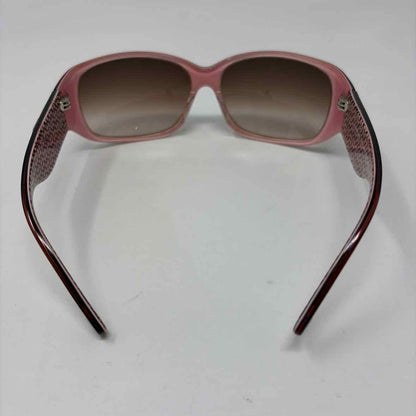 Pre-Owned Coach Red Acrylic Sunglasses